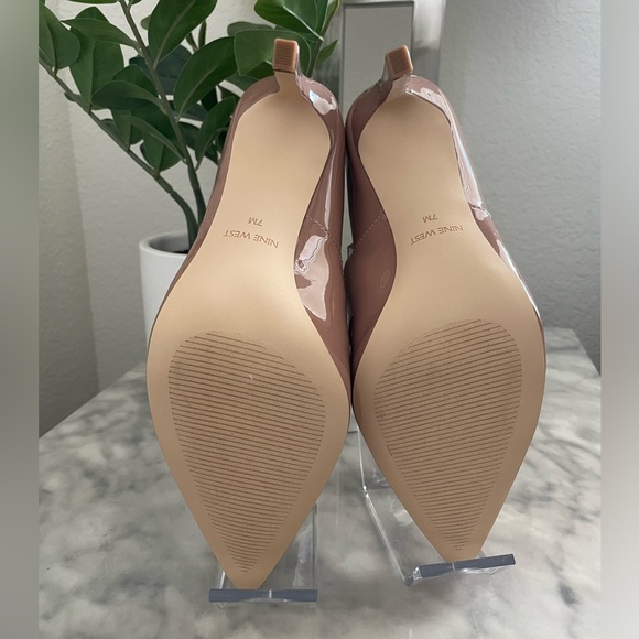 NIB Nine West Natural Tennyson Pump 7M - Picture 6 of 8